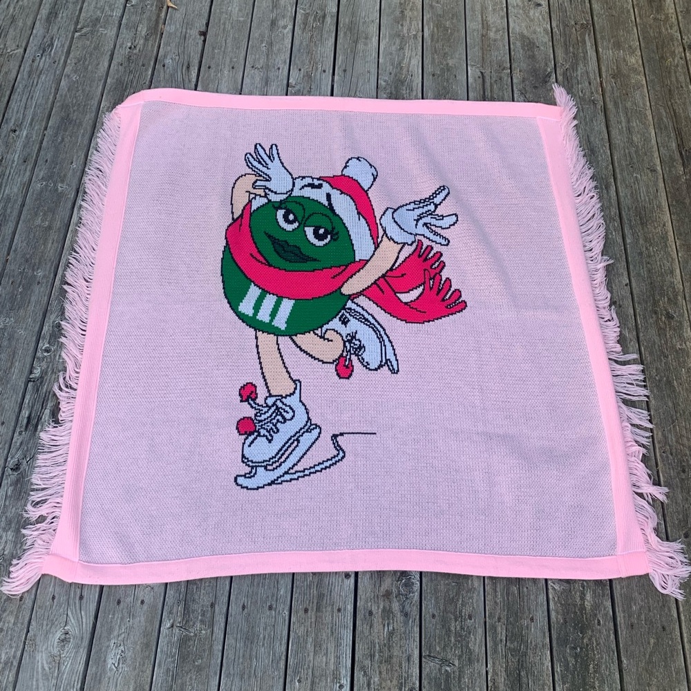 Vintage M&Ms Acrylic Throw Blanket
